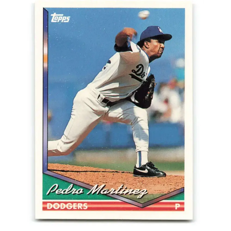 1994 Topps #268 Pedro Martinez EX Excellent Los Angeles Dodgers Baseball Card - Baseball Card Single