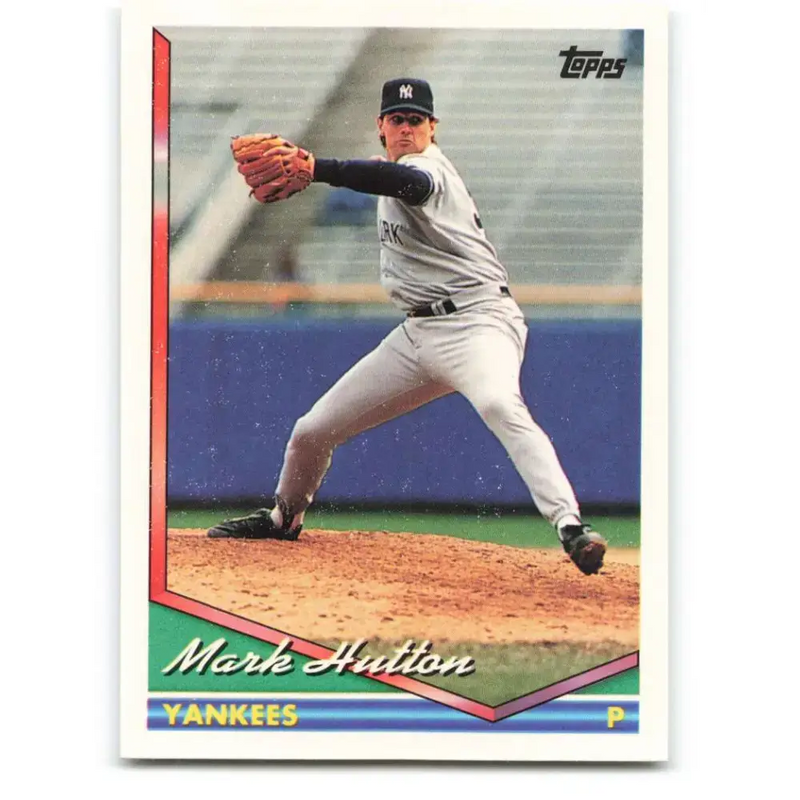 1994 Topps #269 Mark Hutton EX Excellent New York Yankees Baseball Card - Baseball Card Single