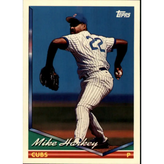 1994 Topps #272 Mike Harkey EX Excellent Chicago Cubs Baseball Card - Baseball Card Single