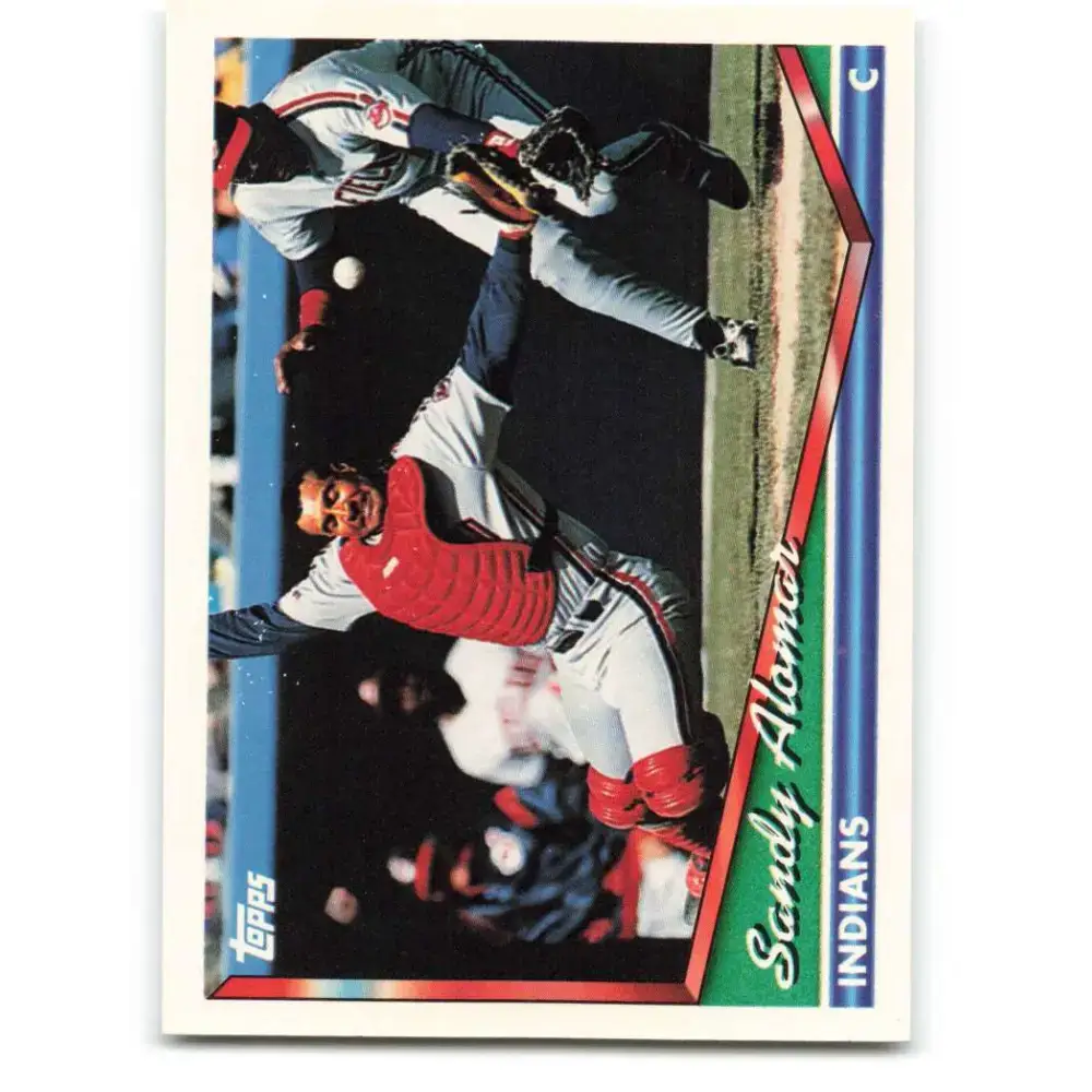 1994 Topps #273 Sandy Alomar Jr. EX Excellent Cleveland Indians Baseball Card