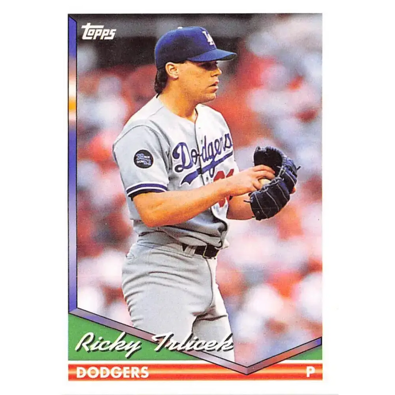 1994 Topps #276 Rick Trlicek EX Excellent Los Angeles Dodgers Baseball Card - Baseball Card Single
