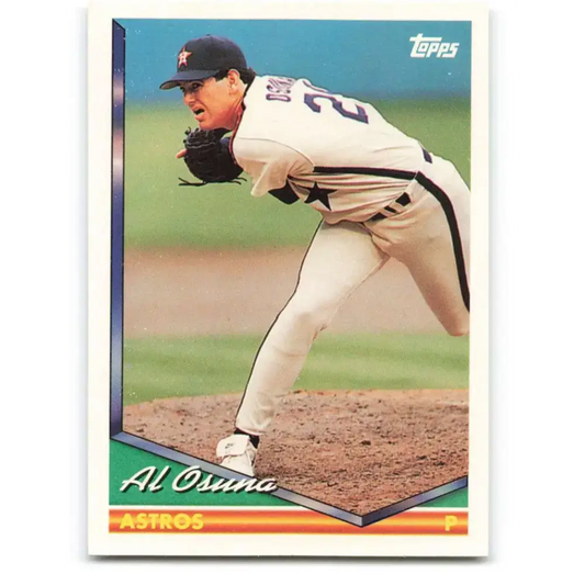 1994 Topps #277 Al Osuna EX Excellent Houston Astros Baseball Card