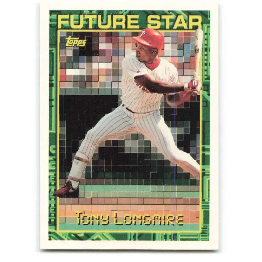 1994 Topps #28 Tony Longmire EX Excellent Philadelphia Phillies Baseball Card - Baseball Card Single