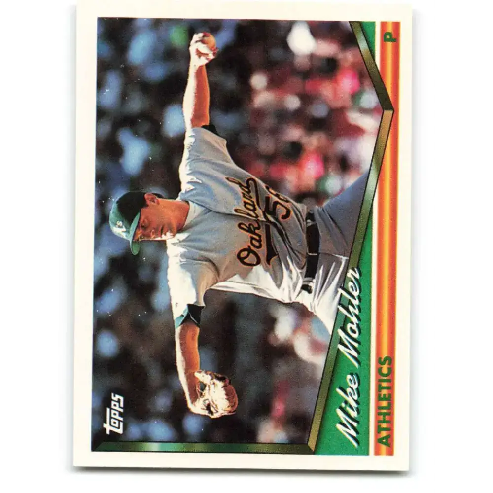 1994 Topps #282 Mike Mohler EX Excellent Oakland Athletics Baseball Card - Baseball Card Single