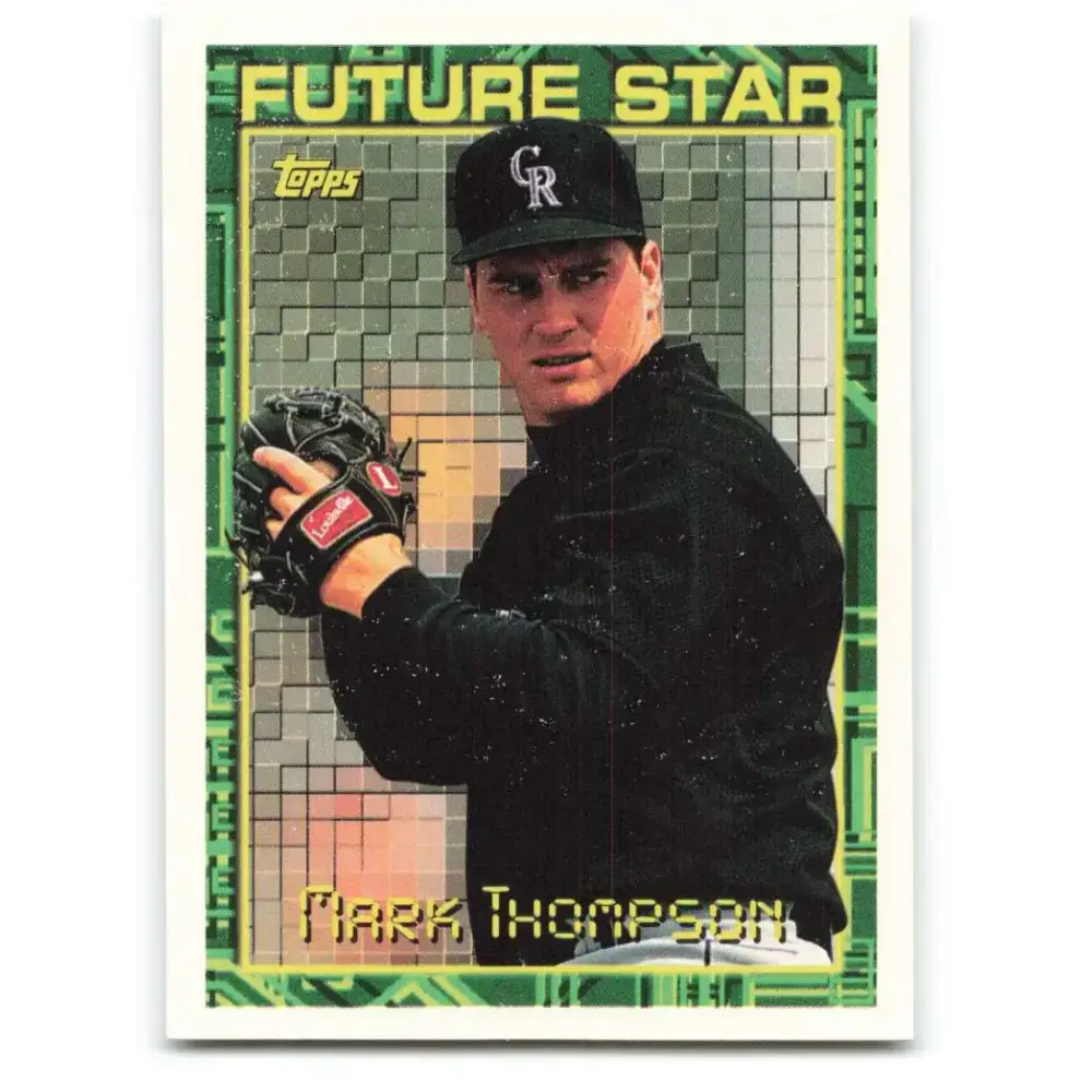 1994 Topps #286 Mark Thompson EX Excellent Colorado Rockies Baseball Card - Baseball Card Single