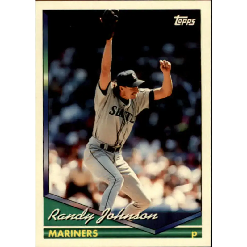 1994 Topps #290 Randy Johnson EX Excellent Seattle Mariners Baseball Card - Baseball Card Single