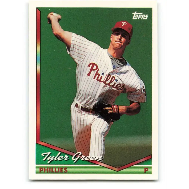 1994 Topps #294 Tyler Green EX Excellent Philadelphia Phillies Baseball Card