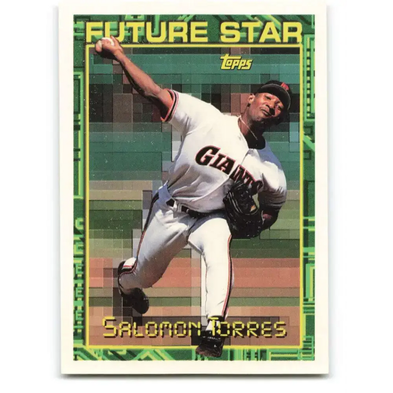 1994 Topps #298 Salomon Torres EX Excellent San Francisco Giants Baseball Card - Baseball Card Single