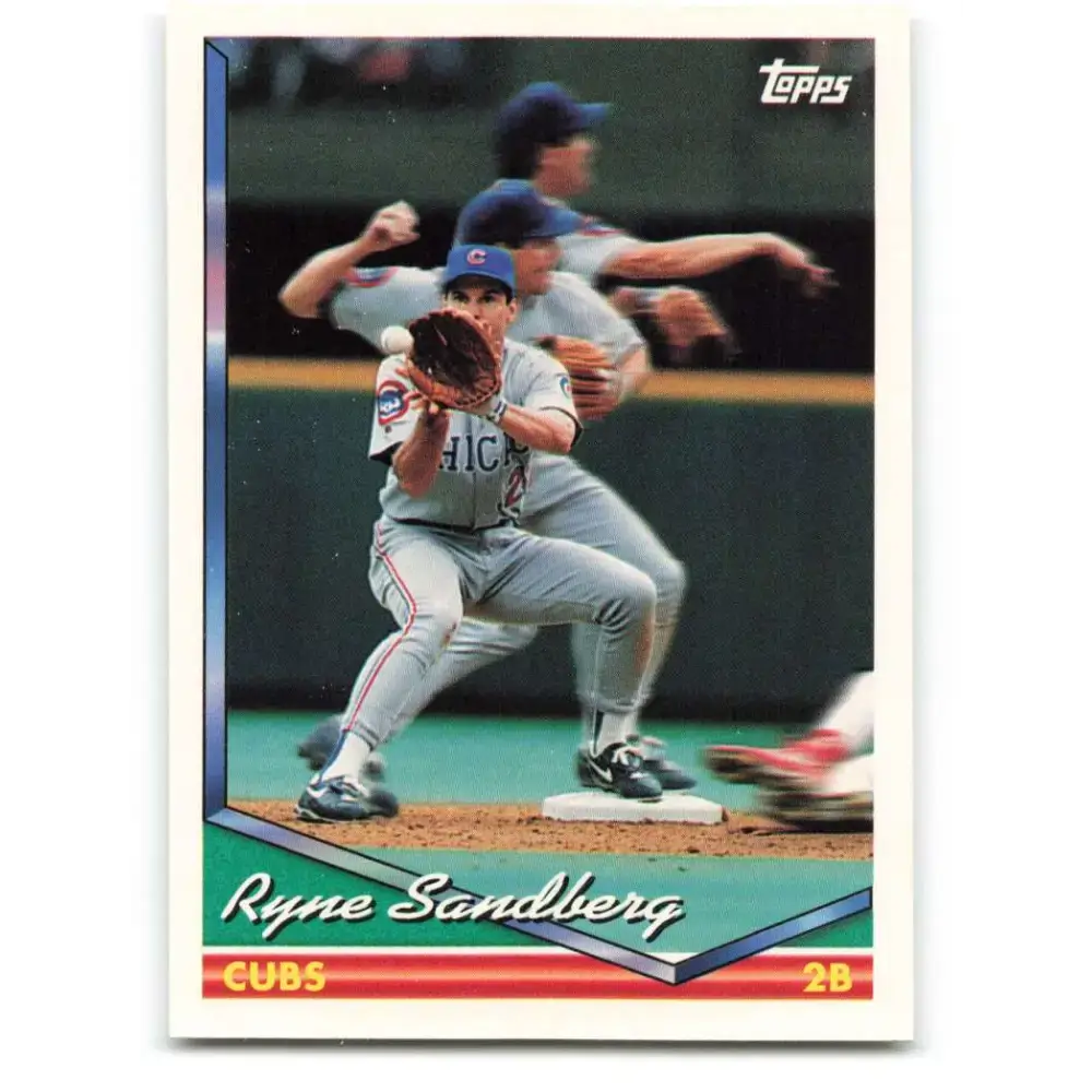 1994 Topps #300 Ryne Sandberg EX Excellent Chicago Cubs Baseball Card - Baseball Card Single