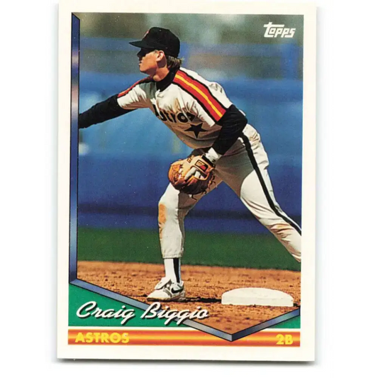 1994 Topps #305 Craig Biggio EX Excellent Houston Astros Baseball Card