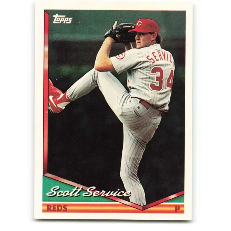 1994 Topps #306 Scott Service EX Excellent Cincinnati Reds Baseball Card - Baseball Card Single