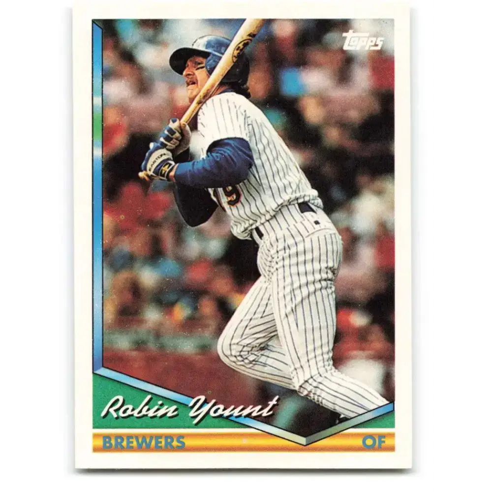 1994 Topps #310 Robin Yount EX Excellent Milwaukee Brewers Baseball Card - Baseball Card Single