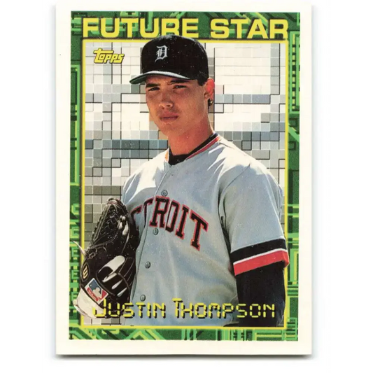 1994 Topps #313 Justin Thompson EX Excellent Detroit Tigers Baseball Card