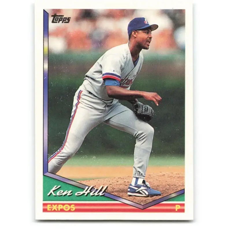 1994 Topps #315 Ken Hill EX Excellent Montreal Expos Baseball Card - Baseball Card Single