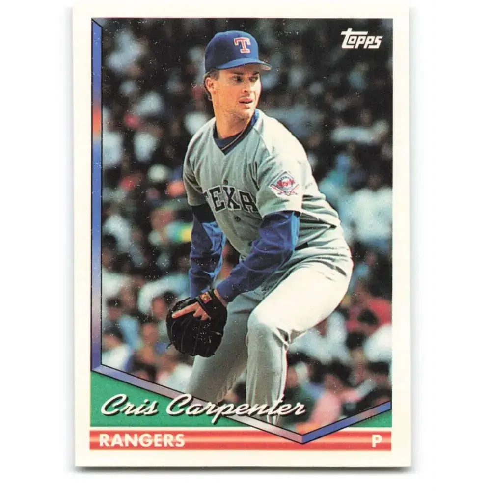 1994 Topps #317 Cris Carpenter EX Excellent Texas Rangers Baseball Card - Baseball Card Single