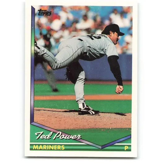 1994 Topps #319 Ted Power EX Excellent Seattle Mariners Baseball Card - Baseball Card Single