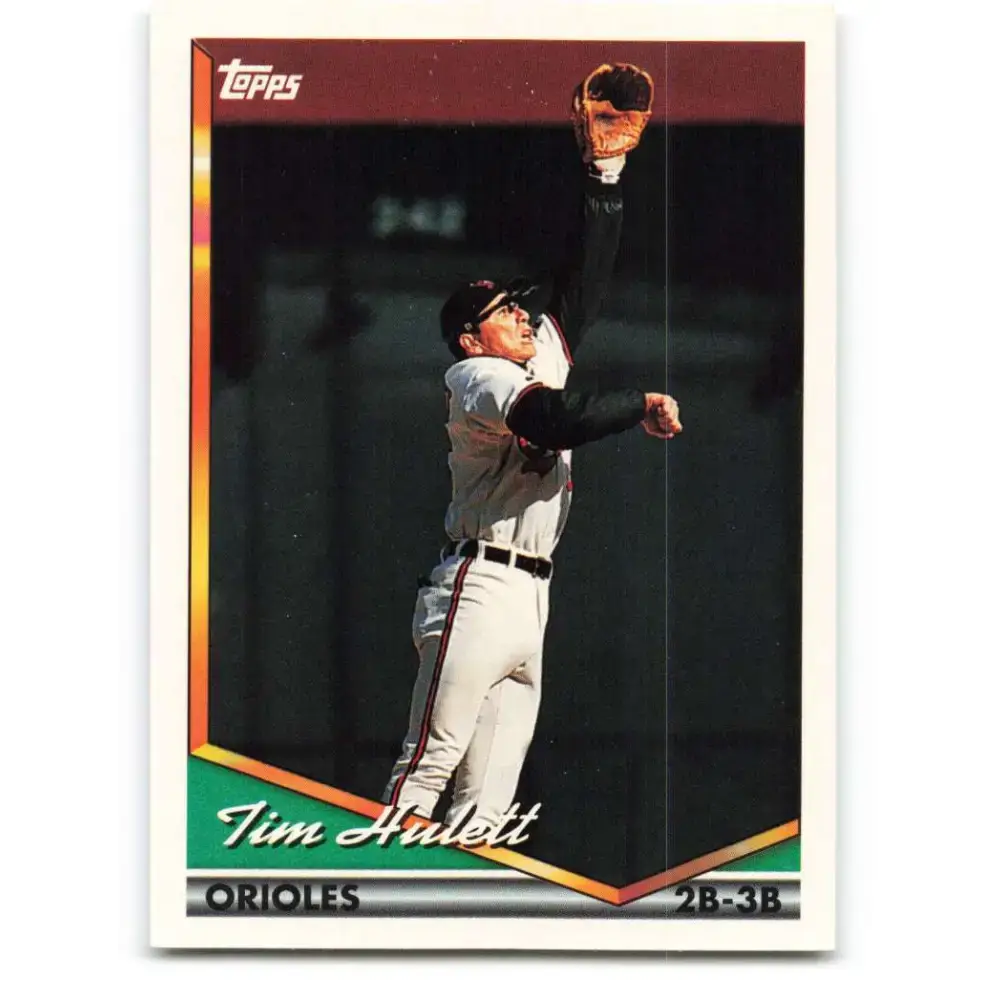 1994 Topps #32 Tim Hulett EX Excellent Baltimore Orioles Baseball Card - Baseball Card Single