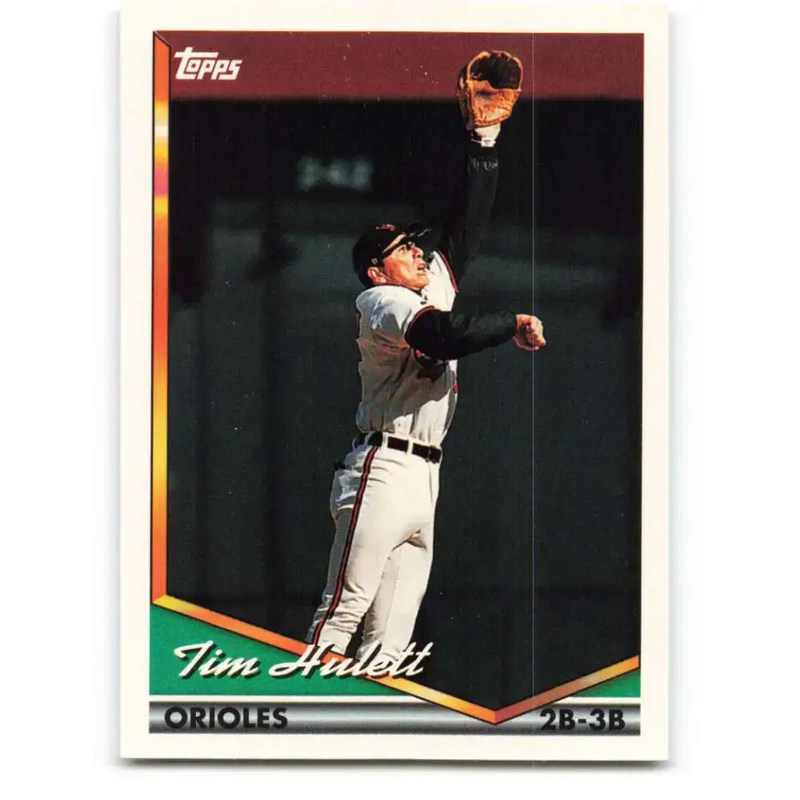 1994 Topps #32 Tim Hulett EX Excellent Baltimore Orioles Baseball Card - Baseball Card Single