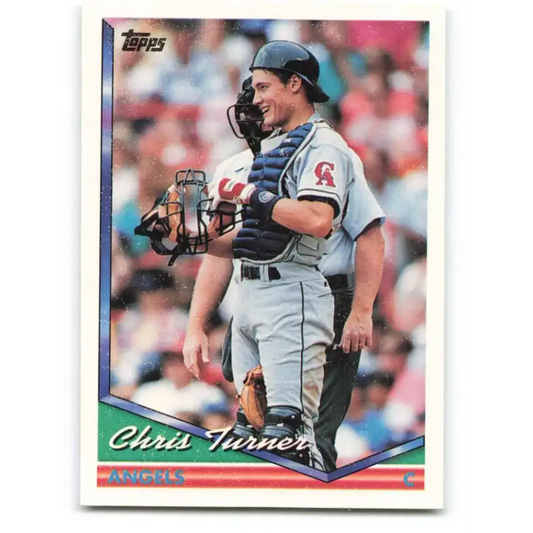 1994 Topps #322 Chris Turner EX Excellent California Angels Baseball Card - Baseball Card Single