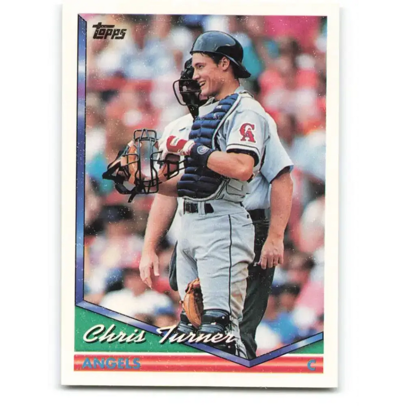 1994 Topps #322 Chris Turner EX Excellent California Angels Baseball Card - Baseball Card Single