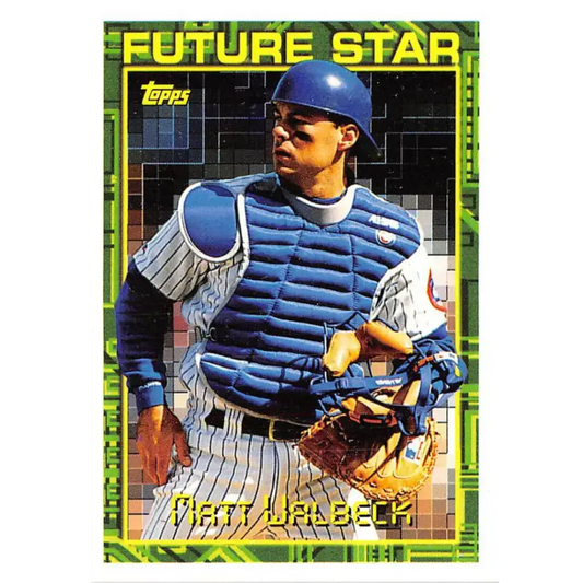 1994 Topps #329 Matt Walbeck EX Excellent Chicago Cubs Baseball Card - Baseball Card Single