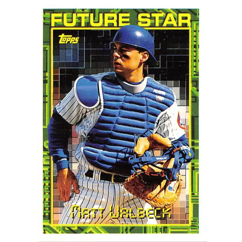 1994 Topps #329 Matt Walbeck EX Excellent Chicago Cubs Baseball Card - Baseball Card Single