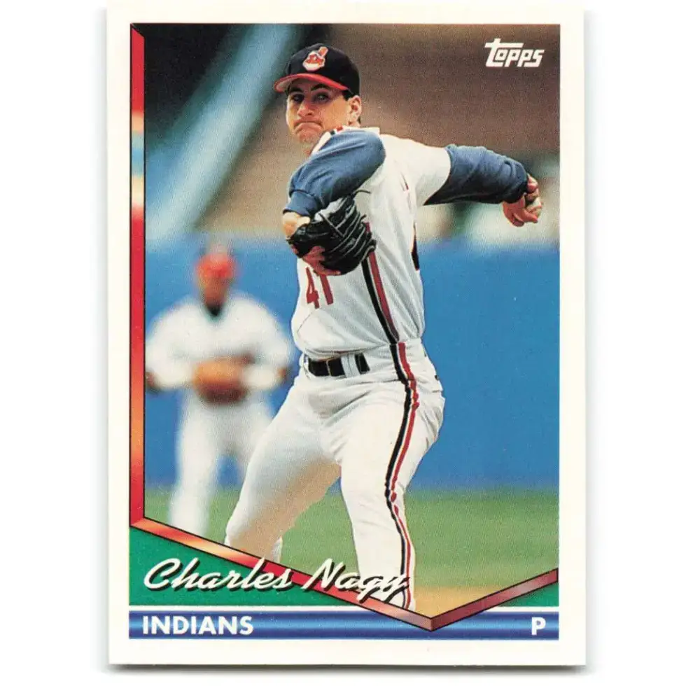 1994 Topps #330 Charles Nagy EX Excellent Cleveland Indians Baseball Card