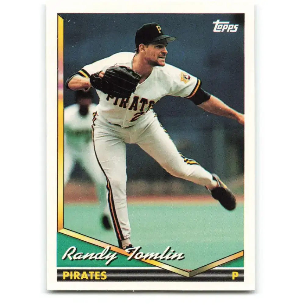 1994 Topps #338 Randy Tomlin EX Excellent Pittsburgh Pirates Baseball Card - Baseball Card Single