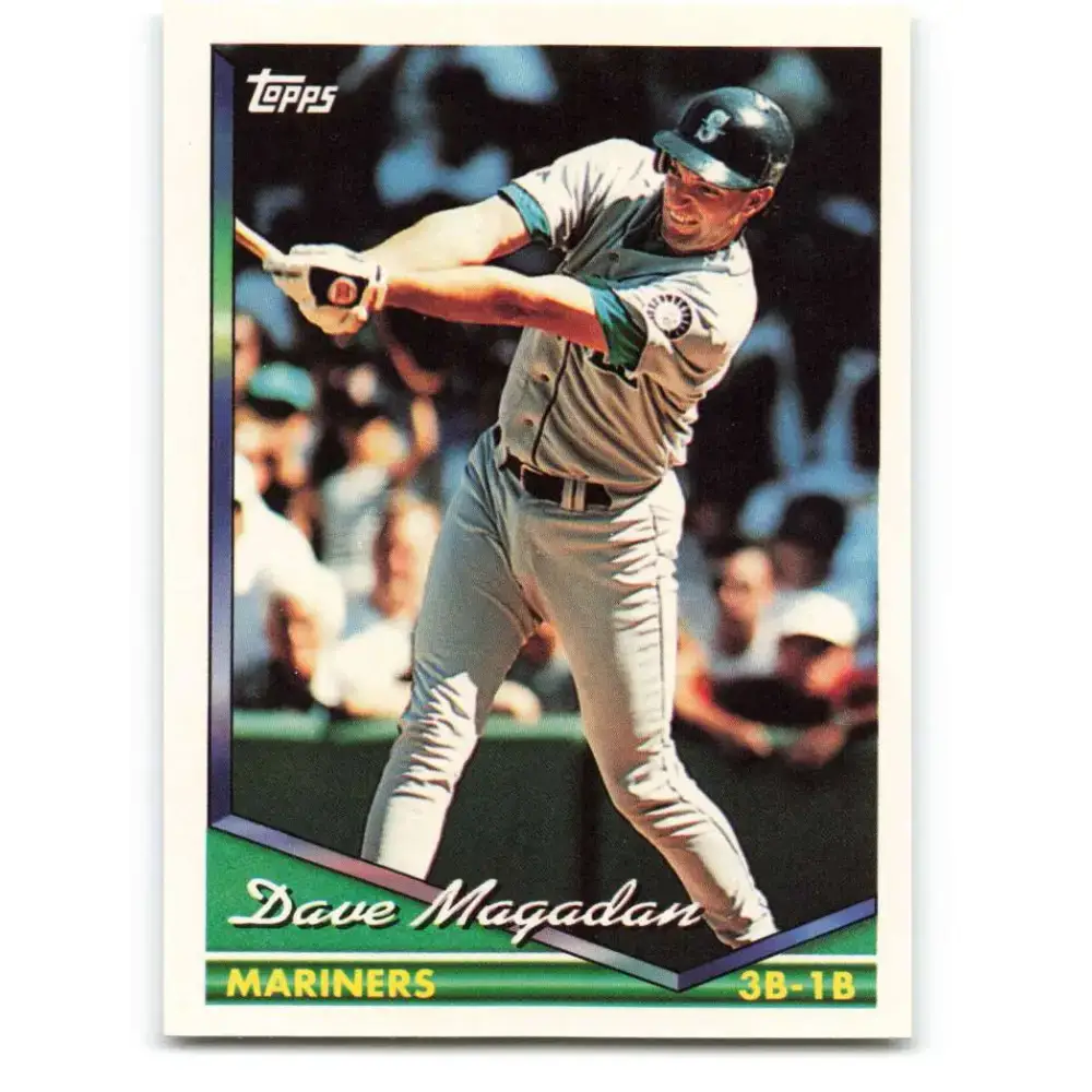 1994 Topps #347 Dave Magadan EX Excellent Seattle Mariners Baseball Card - Baseball Card Single