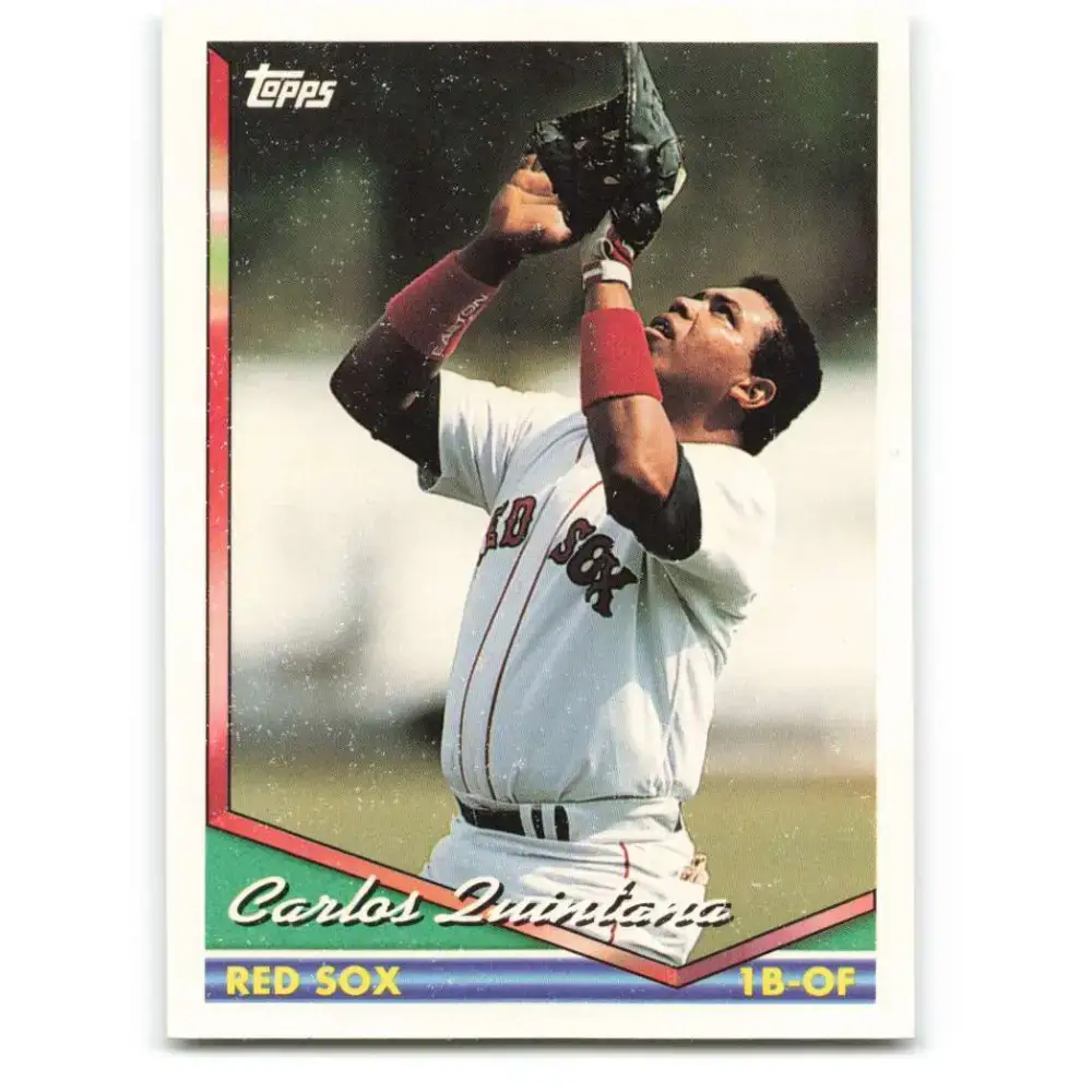1994 Topps #349 Carlos Quintana EX Excellent Boston Red Sox Baseball Card - Baseball Card Single