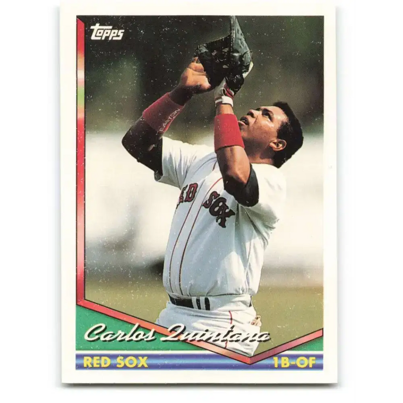 1994 Topps #349 Carlos Quintana EX Excellent Boston Red Sox Baseball Card - Baseball Card Single