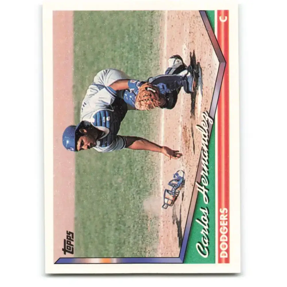 1994 Topps #353 Carlos Hernandez EX Excellent Los Angeles Dodgers Baseball Card - Baseball Card Single
