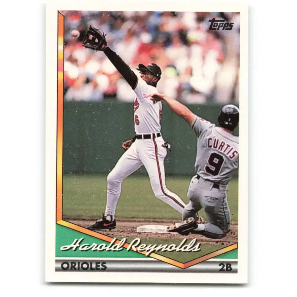 1994 Topps #355 Harold Reynolds EX Excellent Baltimore Orioles Baseball Card - Baseball Card Single