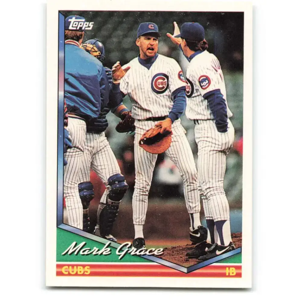 1994 Topps #360 Mark Grace EX Excellent Chicago Cubs Baseball Card - Baseball Card Single