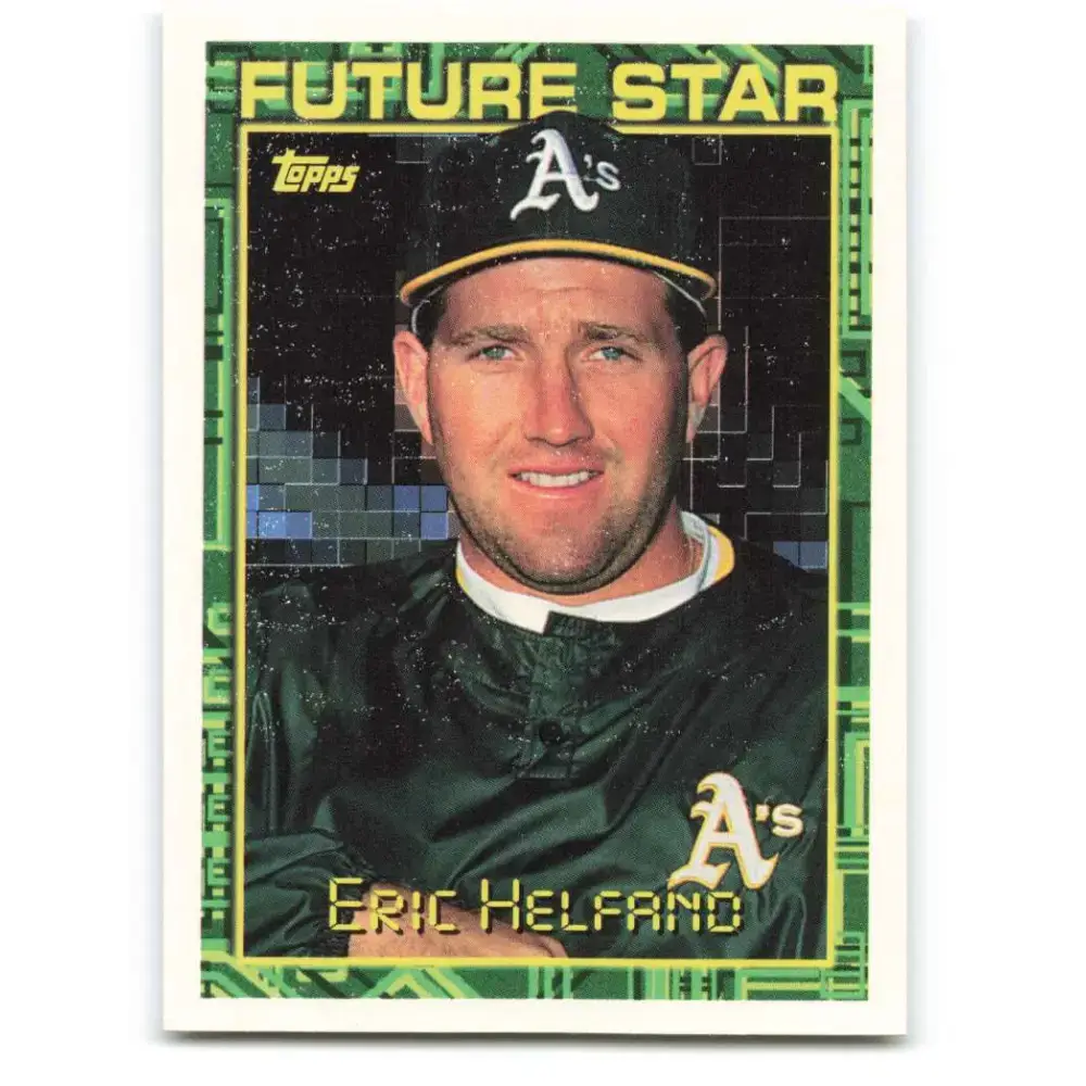 1994 Topps #363 Eric Helfand EX Excellent RC Rookie Oakland Athletics Baseball Card - Baseball Card Single