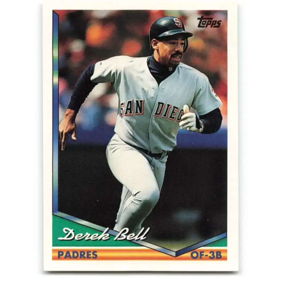 1994 Topps #364 Derek Bell EX Excellent San Diego Padres Baseball Card - Baseball Card Single