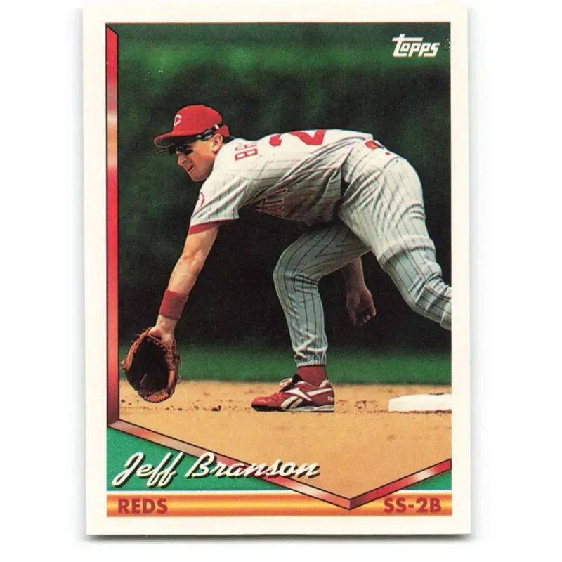 1994 Topps #368 Jeff Branson EX Excellent Cincinnati Reds Baseball Card - Baseball Card Single