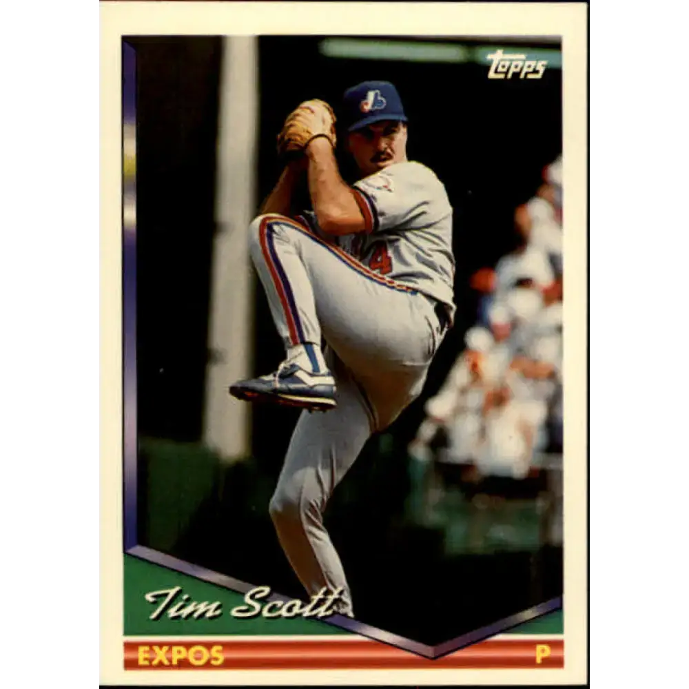 1994 Topps #373 Tim Scott EX Excellent Montreal Expos Baseball Card - Baseball Card Single