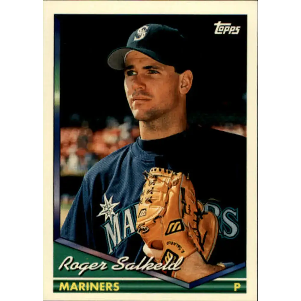1994 Topps #376 Roger Salkeld EX Excellent Seattle Mariners Baseball Card - Baseball Card Single