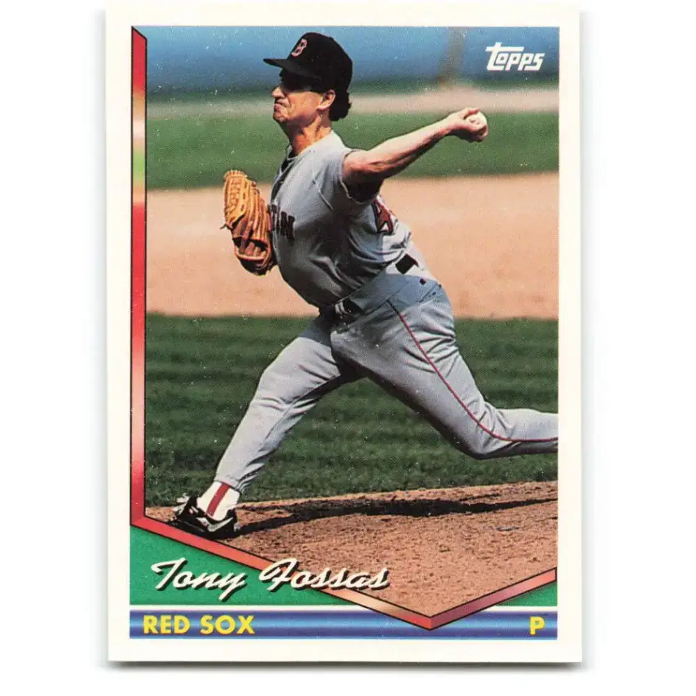 1994 Topps #378 Tony Fossas EX Excellent Boston Red Sox Baseball Card - Baseball Card Single