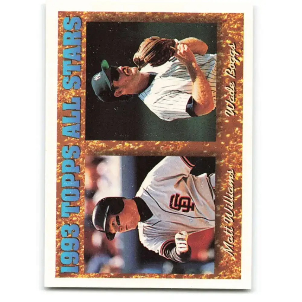 1994 Topps #386 Matt Williams/Wade Boggs EX Excellent San Francisco Giants/New York Yankees Baseball Card - Baseball
