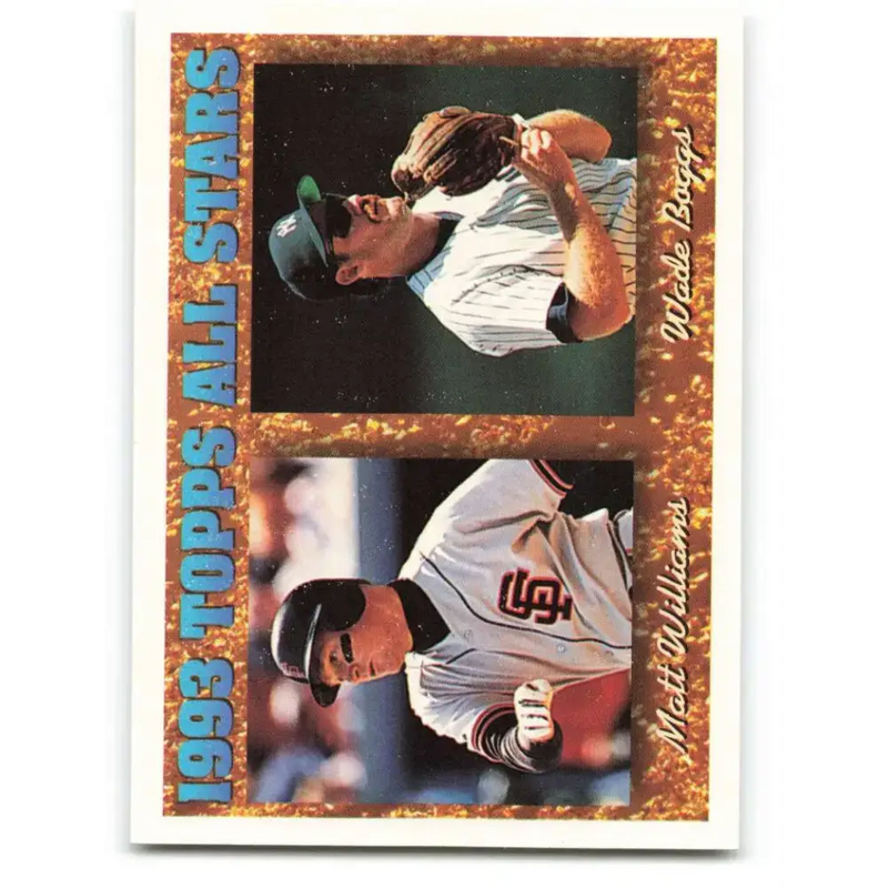 1994 Topps #386 Matt Williams/Wade Boggs EX Excellent San Francisco Giants/New York Yankees Baseball Card - Baseball