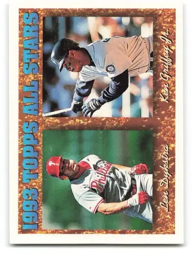 1994 Topps #388 Lenny Dykstra/Ken Griffey Jr. NM-MT AS ID:81981 - Baseball Card Single