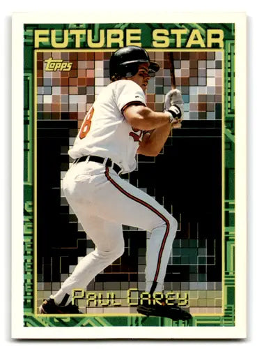 Paul Carey 1994 Topps baseball card with original gloss Mint Orioles ID 71712