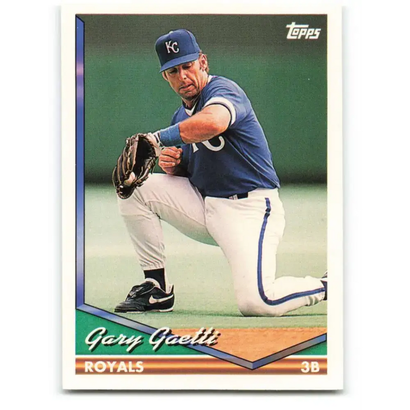 1994 Topps #403 Gary Gaetti EX Excellent Kansas City Royals Baseball Card - Baseball Card Single