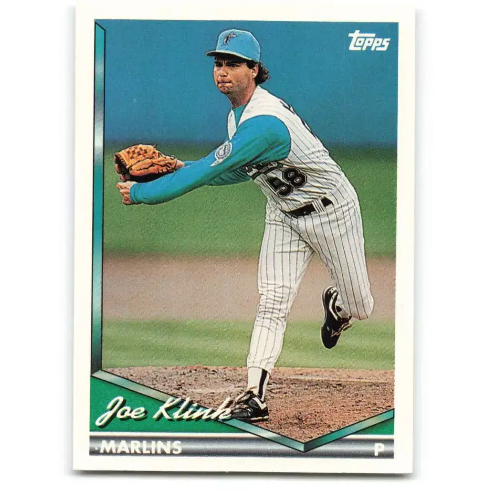 1994 Topps #409 Joe Klink EX Excellent Florida Marlins Baseball Card - Baseball Card Single
