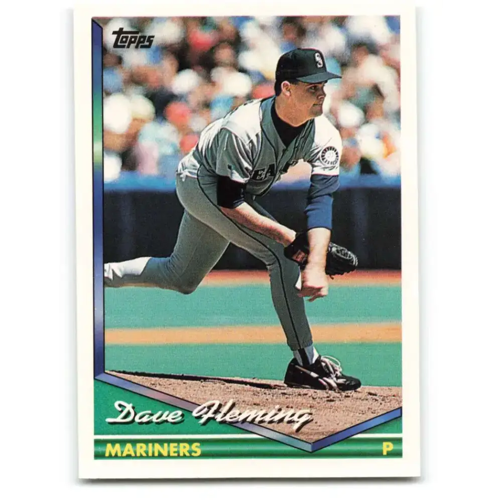 1994 Topps #415 Dave Fleming EX Excellent Seattle Mariners Baseball Card - Baseball Card Single