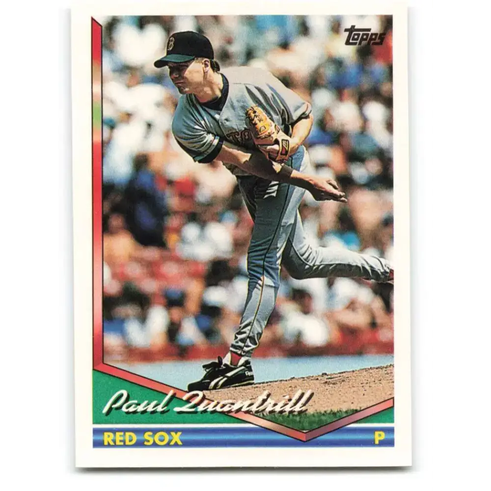 1994 Topps #417 Paul Quantrill EX Excellent Boston Red Sox Baseball Card - Baseball Card Single