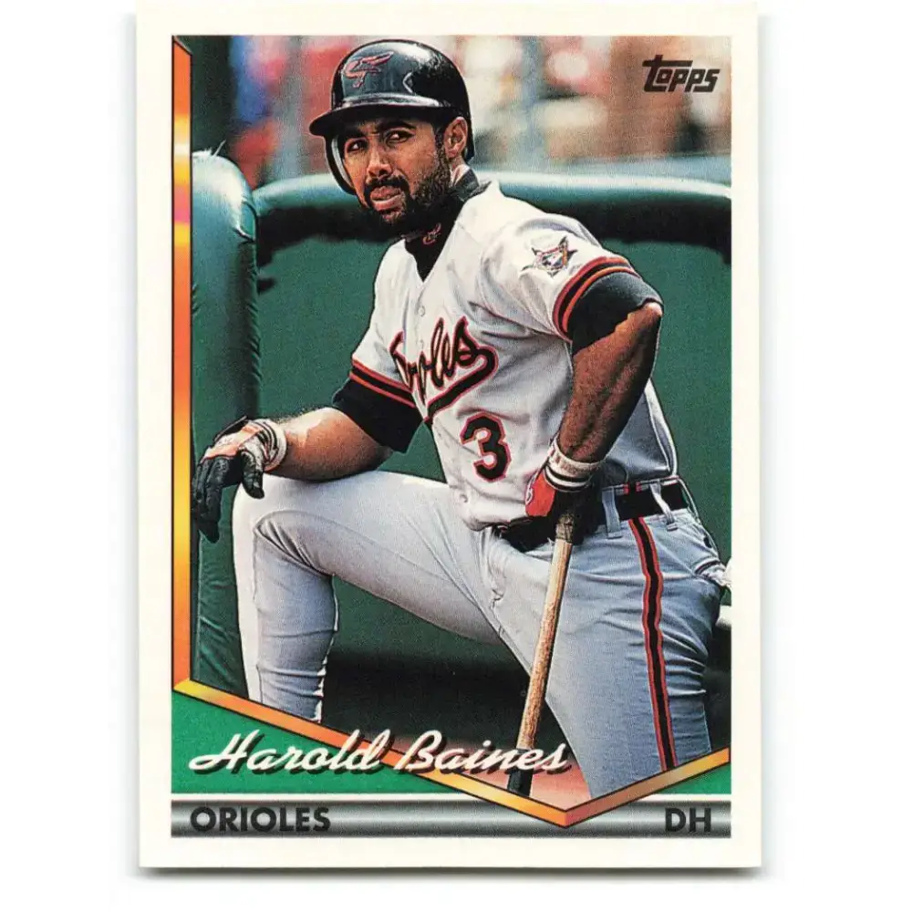 1994 Topps #420 Harold Baines EX Excellent Baltimore Orioles Baseball Card - Baseball Card Single