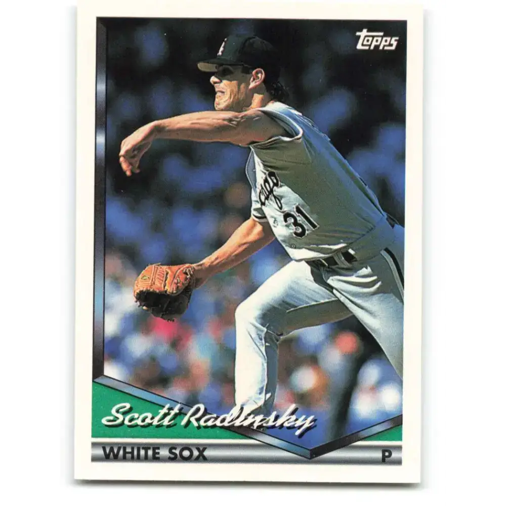 1994 Topps #421 Scott Radinsky EX Excellent Chicago White Sox Baseball Card - Baseball Card Single